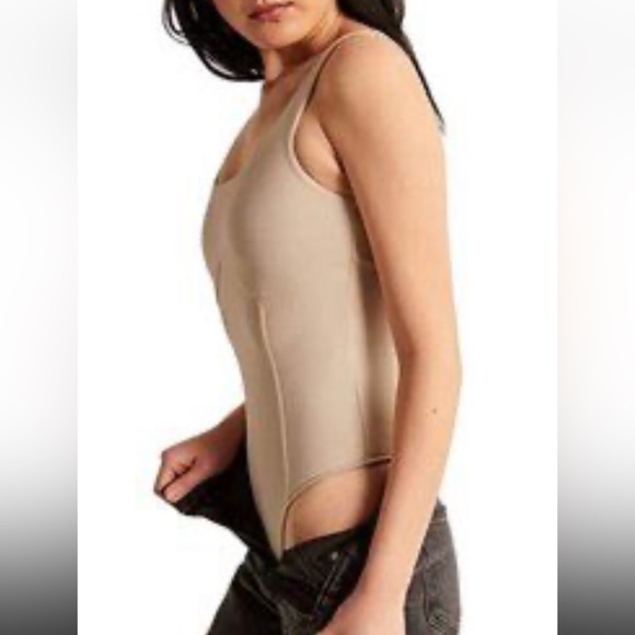 NWOT Abercrombie Seamless Corset Tank Bodysuit | Size M - Picture 2 of 6